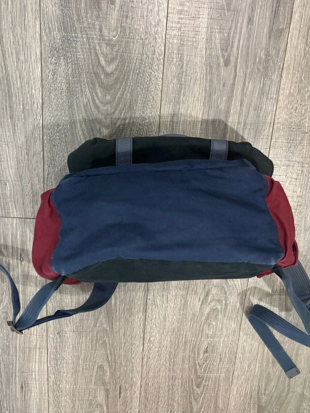 Timbuk2 Roll Top Backpack Unisex Laptop Travel Black Navy Burgundy